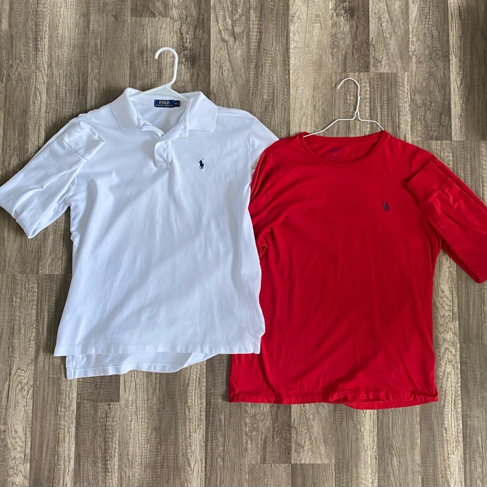 Men’s Long-Sleeve Polo/Shirt Bundle (Size M)